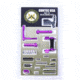 Guntec USA AR-15 Builders Kit w/Ambidextrous Safety, Anodized Purple, BUILD-KIT-AMBI-PURPLE