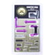 Guntec USA AR-15 Builders Kit w/Ambidextrous Safety, Anodized Purple, BUILD-KIT-AMBI-PURPLE