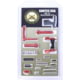 Guntec USA AR-15 Builders Kit w/Ambidextrous Safety, Anodized Red, BUILD-KIT-AMBI-RED
