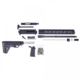 Guntec USA AR-15 Complete 5.56 Upper Receiver w/o Lower Parts Kit, N.1, 15in Ultralight M-Lok Handguard, MLS Gen 2 Stock Assembly, Carbine Length, .750 Gas Block, 16in 5.56mm M4 4150 Barrel, 1-7 Twist