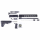 Guntec USA AR-15 Complete 5.56 Upper Receiver w/o Lower Parts Kit, N.3, 15in Air-Lok M-LOK Handguard, MLS Gen 2 Stock Assembly, Carbine Length, .750 Gas Block, 16in 5.56mm M4 4150 Barrel, 1-7 Twist, 1/2x28 A2 Birdcage, Black, AR556-KIT-3