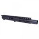 Guntec USA AR-15 Complete 9mm Upper Receiver, Mil-Spec Charging Handle, 6.75 inch M-Lok Handguard, 7.5 inch Contour 4150 Barrel, 1-10 Twist, 1/2x36 Hellfire Muzzle Device, Black, 9MM-KIT-3
