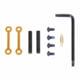 Guntec USA AR-15 Complete Anti-Rotation Trigger/Hammer Pin Set, Anodized Orange, GT-ARP-ORANGE