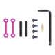 Guntec USA AR-15 Complete Anti-Rotation Trigger/Hammer Pin Set, Anodized Pink, GT-ARP-PINK