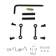 GUNTEC USA AR-15 Complete Anti-Rotation Trigger/Hammer Pin Set, Black, Blue, Burnt Bronze, Flat Dark Earth, Nickel, Red