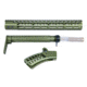 Guntec USA AR-15 Compliant Ultra Furniture Set, Anodized Green, AR-COMP-SET-GREEN