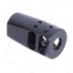 Guntec USA AR-15 CQB Micro Steel Compensator, 1/2x28 TPI, .223 Cal, Black Nitride, CQB-COMP