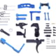 Guntec USA AR-15 Enhanced Lower Parts Kit w/ Upgrades, Anodized Blue, LPK-ENH-BLUE