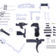 Guntec USA AR-15 Enhanced Lower Parts Kit w/ Upgrades, Anodized Clear, LPK-ENH-CLEAR