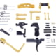 Guntec USA AR-15 Enhanced Lower Parts Kit w/ Upgrades, Anodized Gold, LPK-ENH-GOLD