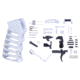 Guntec USA AR-15 Enhanced Lower Parts Kit w/ Upgrades &amp; Skeletonized Aluminum Pistol Grip
