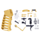 Guntec USA AR-15 Enhanced Lower Parts Kit w/ Upgrades &amp; Skeletonized Aluminum Pistol Grip