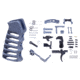 Guntec USA AR-15 Enhanced Lower Parts Kit w/ Upgrades &amp; Skeletonized Aluminum Pistol Grip