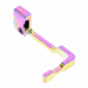 Guntec USA AR-15 Extended Bolt Catch Release, Rainbow Pvd, GT-EBR-RPVD