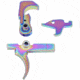 Guntec USA AR-15 Fire Control Group, Rainbow PVD, FCG-RPVD