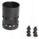 GUNTEC USA AR-15 Free Floating Handguard Barrel Nut For Ultralight JK Series,Black Oxide,.308 Cal JK-NUT-S-308