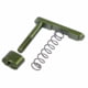 Guntec USA AR-15 Mag Catch Assembly w/Extended Mag Button, Anodized Green, GT-MC-ASSEMBLY-GREEN