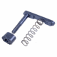 Guntec USA AR-15 Mag Catch Assembly w/Extended Mag Button, Anodized Grey, GT-MC-ASSEMBLY-GREY