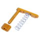 Guntec USA AR-15 Mag Catch Assembly w/Extended Mag Button, Anodized Orange, GT-MC-ASSEMBLY-ORANGE