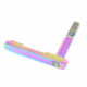 Guntec USA AR-15 Mag Catch Lever, Rainbow PVD, GT-MC-LEVER-RPVD
