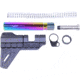 Guntec USA AR-15 Micro Breach Pistol Brace Kit, Gloss Rainbow Pvd, GT-MBPB-RPVD