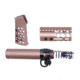 Guntec USA AR-15 Micro Honeycomb Pistol Furniture Set, Anodized Bronze, MICRO-HCP-SET-BRZ