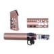 Guntec USA AR-15 Micro Honeycomb Pistol Furniture Set, Anodized Bronze, MICRO-HCP-SET-BRZ
