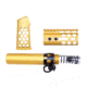 Guntec USA AR-15 Micro Honeycomb Pistol Furniture Set, Anodized Gold, MICRO-HCP-SET-GOLD