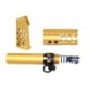 Guntec USA AR-15 Micro Honeycomb Pistol Furniture Set, Anodized Gold, MICRO-HCP-SET-GOLD