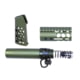 Guntec USA AR-15 Micro Honeycomb Pistol Furniture Set, Anodized Green, MICRO-HCP-SET-GREEN