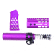 Guntec USA AR-15 Micro Honeycomb Pistol Furniture Set, Anodized Purple, MICRO-HCP-SET-PURPLE