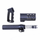 Guntec USA AR-15 Micro Pistol Furniture Set, Anodized Black, MICRO-P-SET