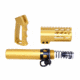Guntec USA AR-15 Micro Pistol Furniture Set, Anodized Gold, MICRO-P-SET-GOLD