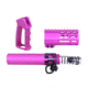 Guntec USA AR-15 Micro Pistol Furniture Set, Anodized Pink, MICRO-P-SET-PINK