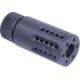 Guntec USA AR-15 Micro Slip Over Barrel Shroud w/ Multi Port Muzzle Brake, 9mm, Anodized Black, 1326-MB-P-S-9