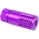 Guntec USA AR-15 Micro Slip Over Barrel Shroud w/ Multi Port Muzzle Brake, 9mm, Anodized Purple, 1326-MB-P-S-9-PURPLE