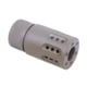 Guntec USA AR-15 Mini Slip Over Barrel Shroud w/ Multi Port Muzzle Brake, 5.56mm, 1/2-28, Cerakote Flat Dark Earth, 1326-MB-P-MINI-FDE