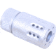 Guntec USA AR-15 Mini Slip Over Barrel Shroud with Multi Port Muzzle Brake, Unfinished/Raw, 1326-MB-P-MINI-R