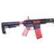 Guntec USA AR-15 Multi Degree Short Throw Ambi Safety, Anodized Red, AMBI-STMD-RED
