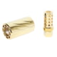 Guntec USA AR-15 Muzzle Compensator w/ QD Blast Shield, 24K Gold Plated, SPITFIRE-GP