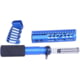 Guntec USA AR-15 Pistol Furniture Set, Anodized Blue, AR-PISTOL-SET-MLK-BLUE