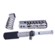 Guntec USA AR-15 Pistol Furniture Set, Black Chrome, AR-PISTOL-SET-MLK-BC