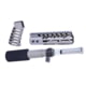Guntec USA AR-15 Pistol Furniture Set, Black Chrome, AR-PISTOL-SET-MLK-BC