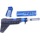 Guntec USA AR-15 Pistol Furniture Set W/Micro Breach Pistol Brace Anodized Blue, Anodized Blue, AR-PISTOL-SET-MLK-PB-BLUE