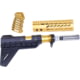 Guntec USA AR-15 Pistol Furniture Set W/Micro Breach Pistol Brace Anodized Gold, Anodized Gold, AR-PISTOL-SET-MLK-PB-GOLD