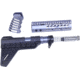 Guntec USA AR-15 Pistol Furniture Set W/Micro Breach Pistol Brace Anodized Grey, Anodized Grey, R-PISTOL-SET-MLK-PB-GREY