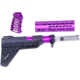 Guntec USA AR-15 Pistol Furniture Set W/Micro Breach Pistol Brace Anodized Purple, Anodized Purple, AR-PISTOL-SET-MLK-PB-PURPLE