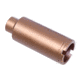 Guntec USA AR-15 Slim Line Cone Flash Can, 5.56mm, 1/2x28, Anodized Bronze, CONE-FH-S-BRZ