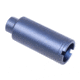 Guntec USA AR-15 Slim Line Cone Flash Can, 5.56mm, 1/2x28, Anodized Grey, CONE-FH-S-GREY