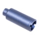 Guntec USA AR-15 Slim Line Cone Flash Can, 5.56/.223/9mm, 1/2x28, Anodized Grey, CONE-FH-S-GREY